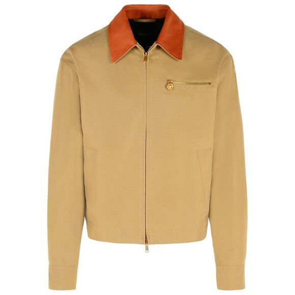 VERSACE Other - Versace Beige Cotton Jacket Men